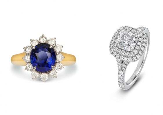 Diamond vs. Colored Gemstone Engagement Rings