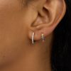 Skinny Rainbow Sapphire Earrings