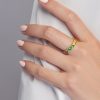 Rainbow Sapphire Eternity Ring - Chunky Gradient