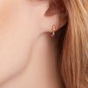 Skinny Rainbow Sapphire Earrings