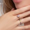 Purple Sapphire Hex Ring