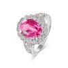 Natural 3.8 Carat Pink Sapphire Ring - GRS Certified