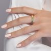 Rainbow Sapphire Eternity Ring - Chunky Gradient
