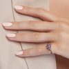 Purple Sapphire Signet Ring
